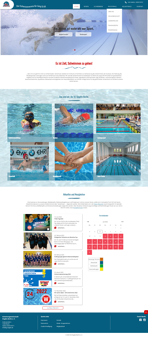 Relaunch Schwimmverein